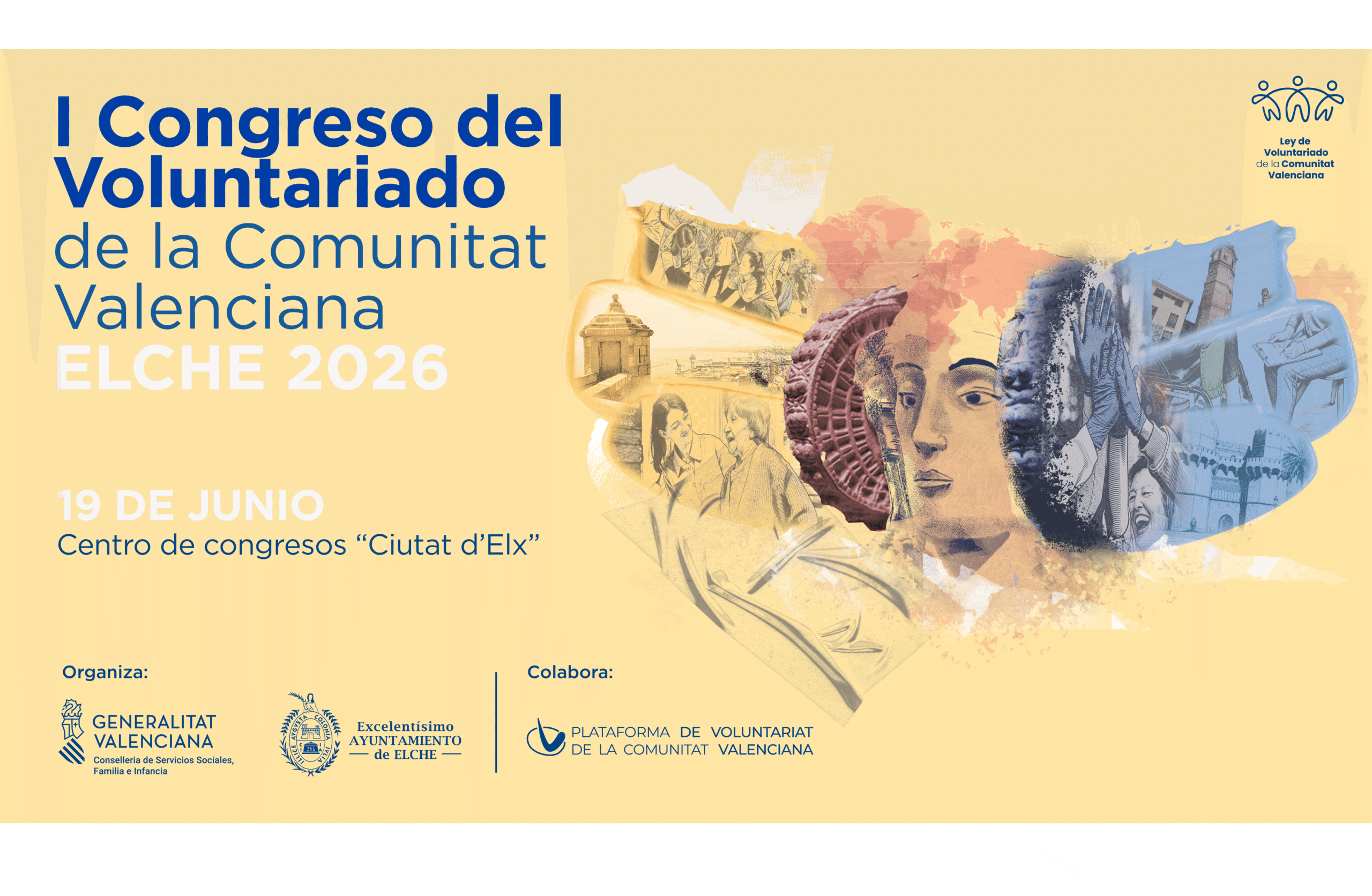 Elche acoge el I Congreso del Voluntariado de la Comunitat Valenciana