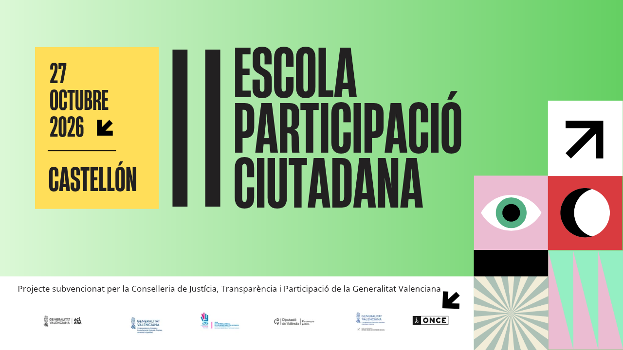 II Escola de Participació Ciutadana: entitats i ciutadania construeixen el voluntariat de Castelló